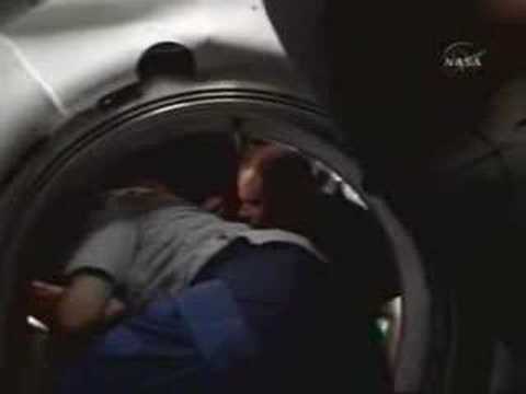 Expedition 15 Farewell & Soyuz Hatch