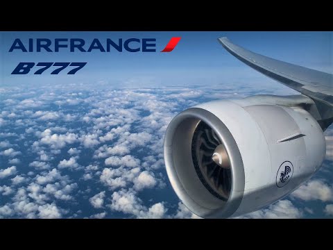 🇫🇷 Paris CDG - Montreal YUL 🇨🇦 Air France Boeing 777 [FULL FLIGHT REPORT] GR90 Engine Roar !