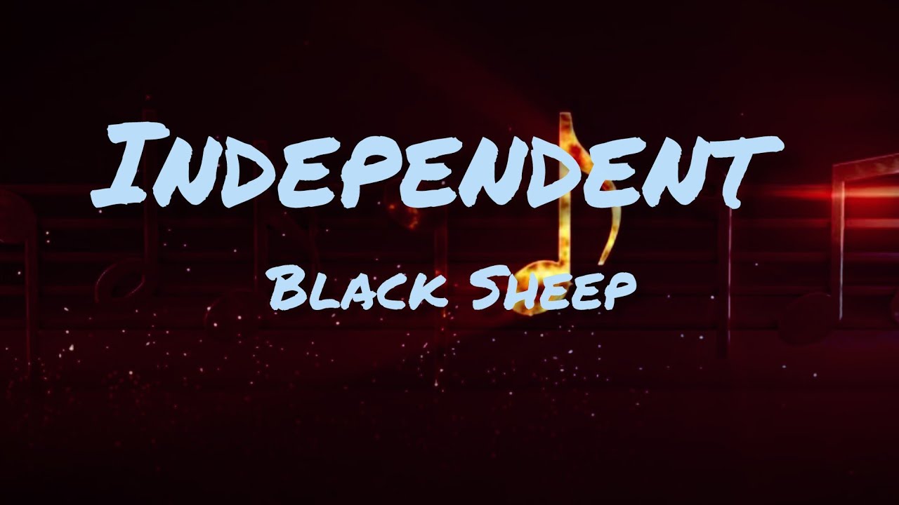 Independent - Black Sheep (Lyrics video) #foryou #edit #songlyrics #BlackSheep #Independent