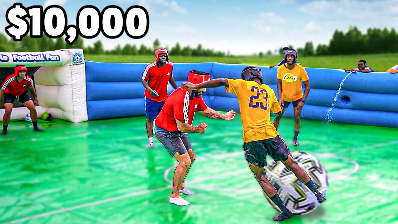 Watch video World's BIGGEST Slip N Slide Football Competition Now World's BIGGEST Slip N Slide Football Competition