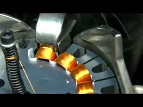 Ceiling Fan Stator Winding Machine 4 Stations In The Ceiling Fan Stator Winding Machine 4
