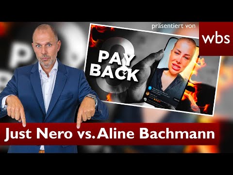 Just Nero zieht Aline Bachmann vor Gericht | Anwalt Solmecke reagiert