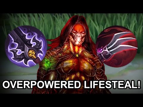 USE THIS DOUBLE LIFESTEAL BUILD FOR MOSKOV TO DOMINATE GOLD LANE EVEN IN 1VS2!