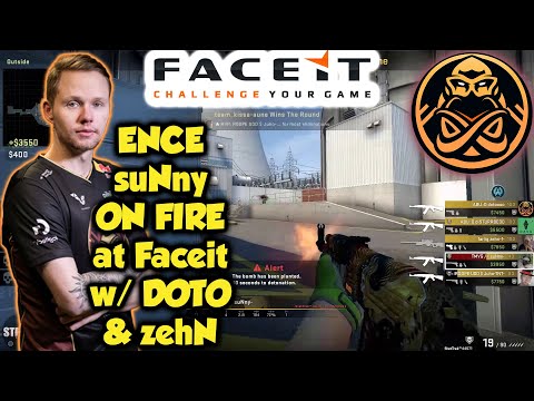 ENCE suNny ON FIRE at Faceit with DOTOO & zehN