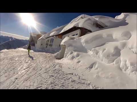 St. Anton 2013. From Vallugagrat 2650 m. down ski run 19.