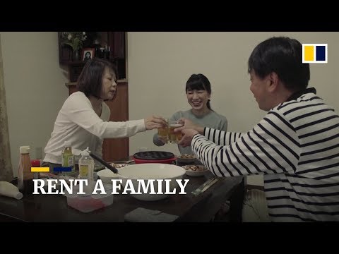 Rental families to heal lonely souls in Japan