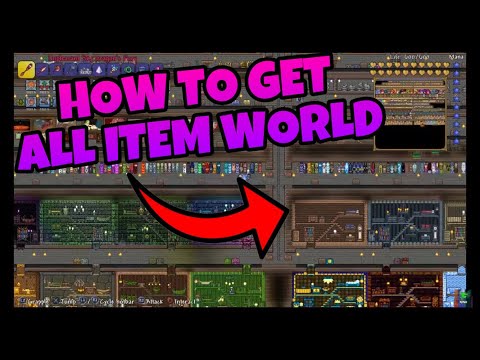 How To Get TERRARIA ALL ITEM WORLD On YOUR ACCOUNT ( PS4 + XBOX )