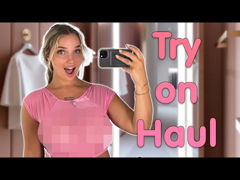 [4K] TRANSPARENT CLOTHES | TRY ON HAUL | SEE-THROUGH WITH LATH