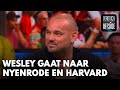 Wesley toegelaten tot Nyenrode en Harvard: 'Ik ga een leiderschapsopleiding volgen'