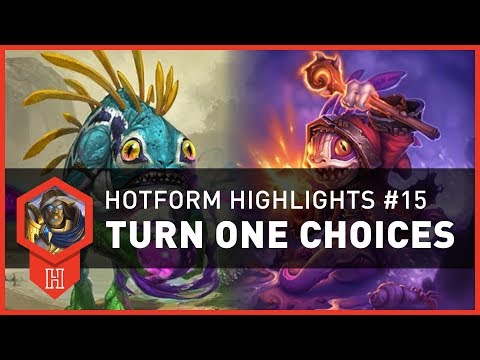 [Hearthstone] Hotform Highlights #15 – Turn One Choices