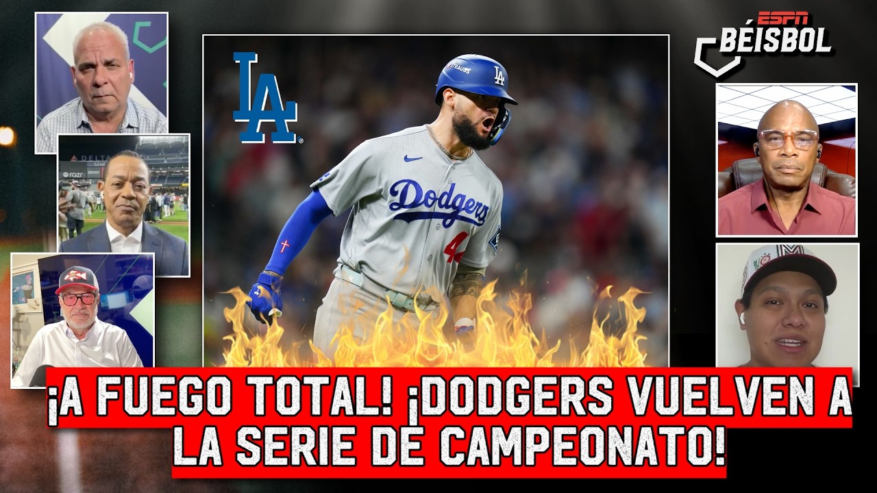 LOS DODGERS son INEVITABLES y VUELVEN a la SERIE de CAMPEONATO tras ELIMINAR a BRAVES | ESPN Beisbol