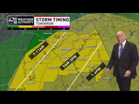 ABC 33/40 evening weather update - Wednesday, January 11