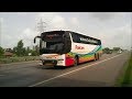 Buses Speeding On Mumbai Pune Expressway Volvo Scania VRL PART 2