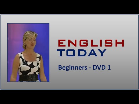 English Today DVD 1 - Beginners - Verb To Be and more