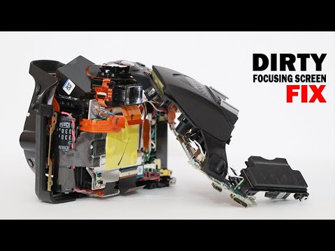 Nikon D5300 Disassembly and Focusing Screen Cleaning.