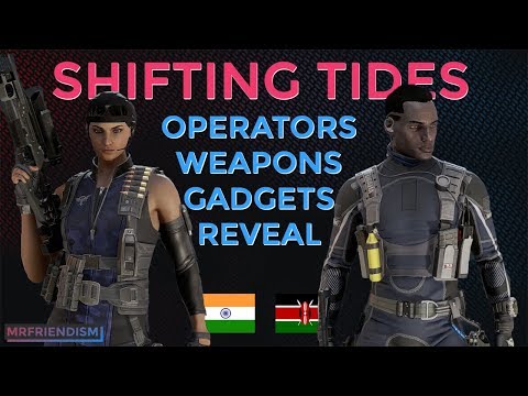 Shifting Tides: Full Operator Reveal, Weapon Loadout of Kali & Wamai - Rainbow Six Siege [2019]