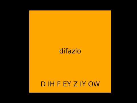 How to Pronounce Difazio / How to Say Difazio (UK British)