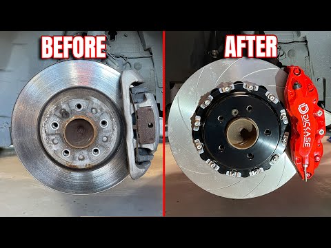 BMW Big BRAKE UPGRADE KIT INSTALL: FINALLY A GOOD FIT!
