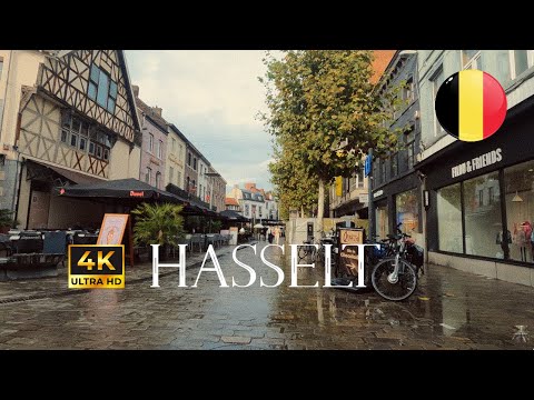 HASSELT, Belgium in 4K: A Relaxed Urban Bike Tour Walking tour