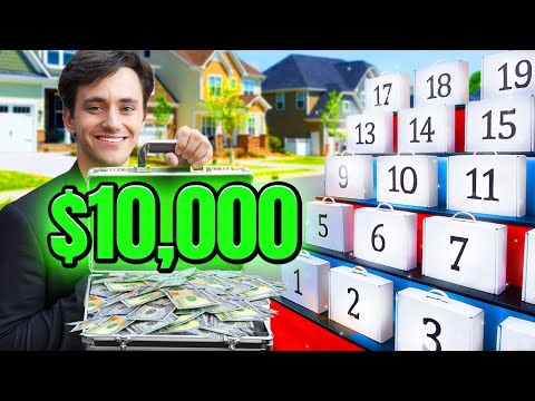 I surprised my Neighbors with $10,000 Mystery Case’s