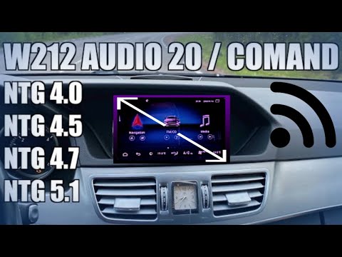 Mercedes W212 | Android Touch Screen Install - Audio 20 / Comand