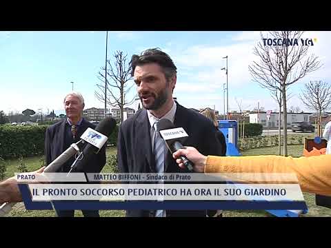 2022-03-14 PRATO - IL PRONTO SOCCORSO PEDIATRICO HA ORA IL SUO GIARDINO