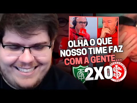 CASIMIRO REAGE: BALDASSO MUITO BRAVO! AMÉRICA-MG 2X0 INTER PELA COPA DO BRASIL  | Cortes do Casimito