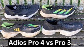 Adios Pro 4 vs Adios Pro 3 Shoeoff plus Vomero 18 first look