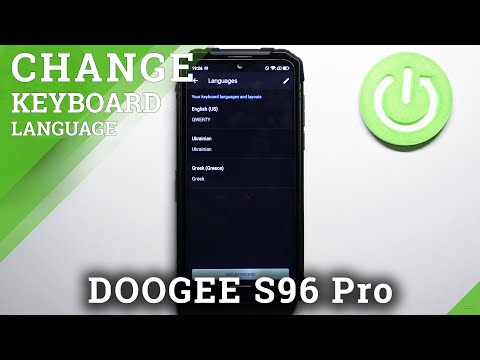 How to Change Keyboard Language in DOOGEE S96 Pro -  Set Up Keyboard Language