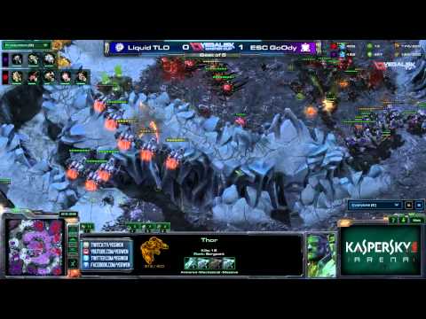 Kaspersky Arena - Liquid TLO [Z] vs ESC GoOdy [T]