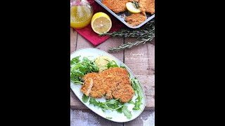 Braciole impanate al forno