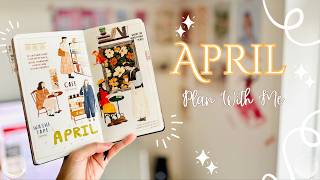 April 2025 Bullet Journal Setup | Plan With Me A Cozy Café Theme