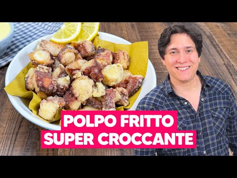 POLPO FRITTO: il SEGRETO per averlo bello CROCCANTE e non gommoso! ​🐙​