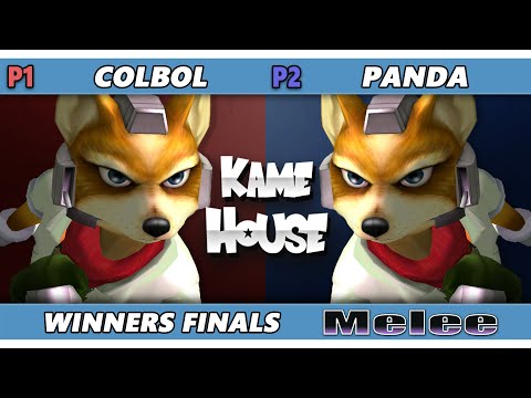 Kame House 100 WINNERS FINALS - Colbol (Fox) Vs. Panda (Fox) Smash Melee - SSBM