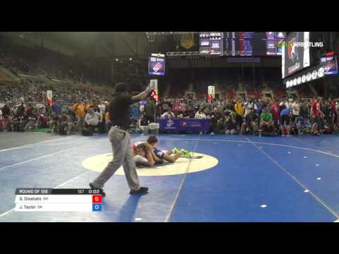 Junior FS 126 Round of 128 - Giovanni Disabato (OH) vs. Jet Taylor (OK)