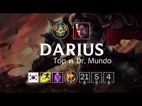 Darius Top vs Dr. Mundo - KR Challenger Patch 8.13
