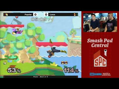 SPC 133 Pools - Popstar (Fox) vs Luxus (Captain Falcon)