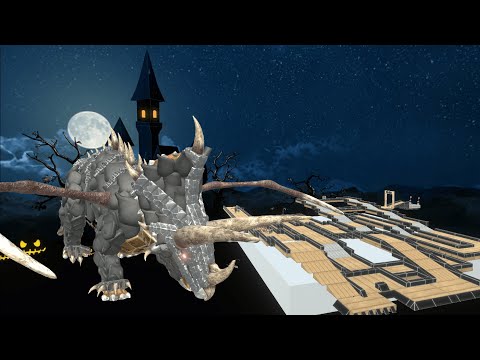 ESCAPE FROM MUTANT ARMORED TRICERATOPS - IMPOSSIBLE MAZE CHALLENGE - Animal Revolt Battle Simulator