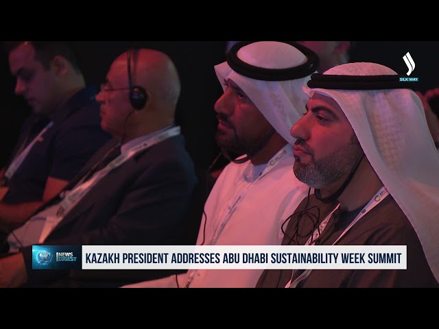 Қозоғистон Президенти «Абу-Дабини барқарор ривожлантириш ҳафталиги» саммитида нутқ сўзлади