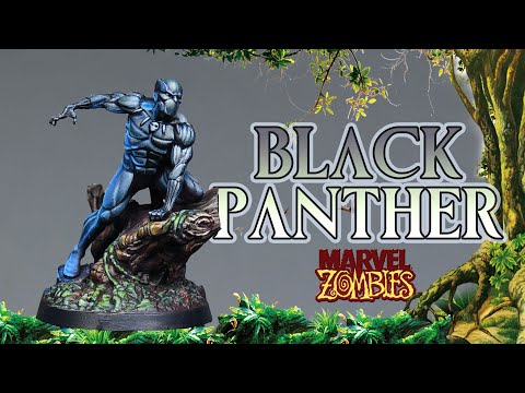 How to Paint Marvel Zombies Black Panther