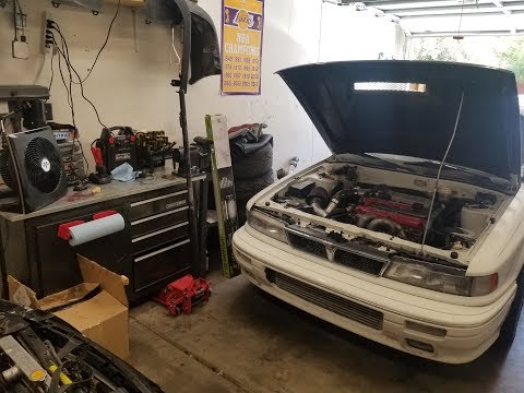 Mitsubishi Galant Vr-4, More boost, more redline, more injector & How to Change Driver Side Axle!