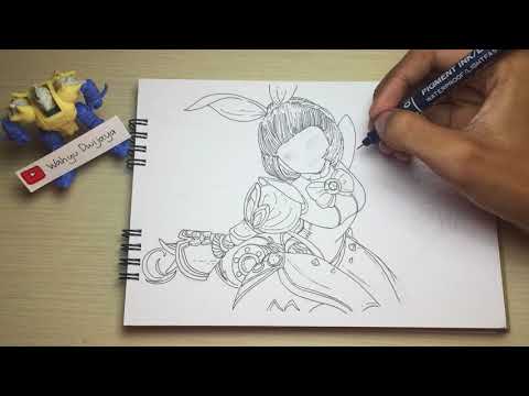9100 Gambar Mobile Legends Dari Pensil Terbaru