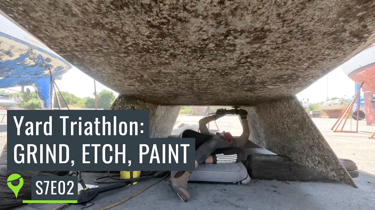 Getting Ready for Antifouling: Hauling Out & Hull Prep for my Aluminium Sailboat