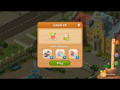 Gardenscapes Level 69 HD 1080p