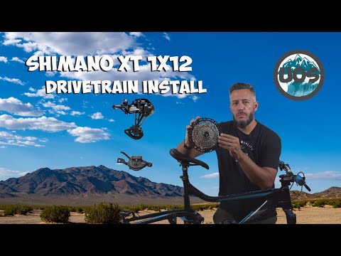 How To Install - Shimano XT 1x12 Drivetrain - Step By Step - M8120 Series - 4k