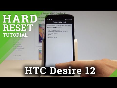 How to Hard Reset HTC Desire 12 - Reset Code / Restore Factory |HardReset.Info
