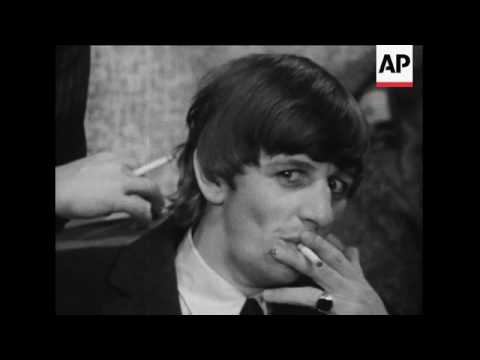 The British rock 'n' roll singing group the Beatles held a press conference today in the Plaza Hotel