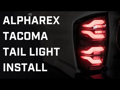Tacoma AlphaRex LUXX-Series Tail Light Install
