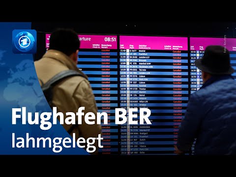 Warnstreik am Flughafen Berlin-Brandenburg