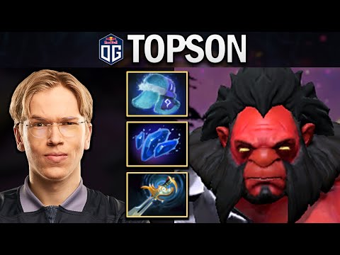 OG.TOPSON AXE WITH AGHANIMS SHARD - DOTA 2 7.28 GAMEPLAY